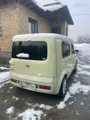 Nissan Cube: 2002 г., 1.4 л, Вариатор, Бензиновая, Минивэн