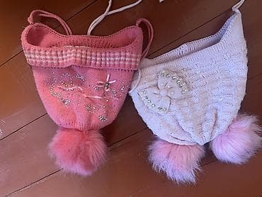 одежда мишки: Комплект, цвет - Розовый, Б/у — 3