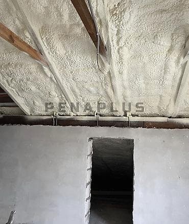 житки пена: Утепление пенополиуретаном (ППУ) напылением - Работы от 50 м² - — 4