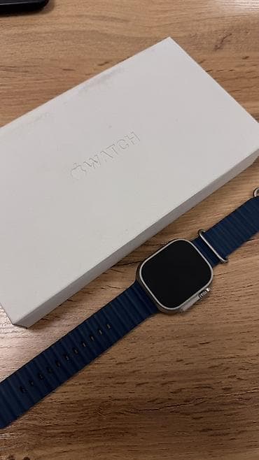helldivers 2: Apple Watch Ultra2 с титановым корпусом и синем ремешком Ocean Band — 3