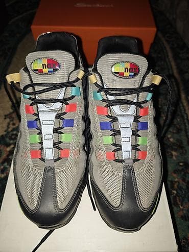 nike 95: Мужские кроссовки, 40.5, Nike, Б/у, цвет - Серый — 1