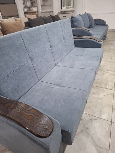 кожаный диван купить: Раскладной диван, Новый — 7