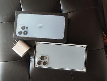 IPhone 13 Pro Max, Б/у, 256 ГБ, Sierra Blue, Кабель, 88 %