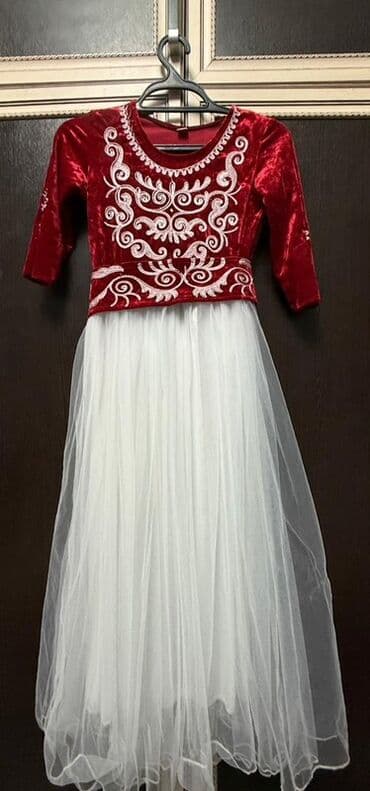 прогулочные коляски для детей инвалидов: Детское платье, цвет - Красный — 1