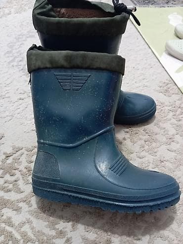 сапоги резиновые мужские: Резиновые сапоги состояние хорошое 32 размер утеплённый для мальчиков — 3