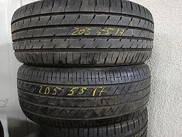 Шины 205 / 55 / R 17, Лето, Б/у, Пара, Легковые, Dunlop at lalafo.kg Шины 205 / 55 / R 17, Лето, Б/у, Пара, Легковые, Dunlop