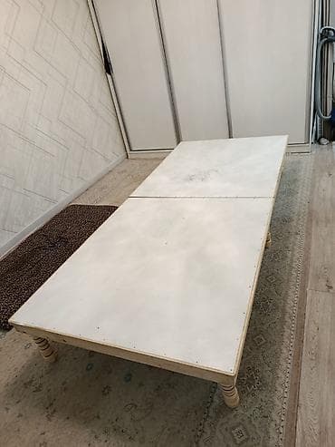 foldable table: Стол трансформер Другое назначение, Раскладной стол, цвет - Белый — 2