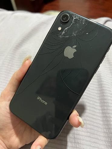 xbox box: IPhone Xr, Б/у, 64 ГБ, Черный, Защитное стекло, 82 % — 2