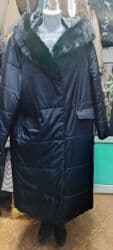 срочно продаю в связи с переездом: Пальто, Зима, Стеганый, Длинная модель, С капюшоном, С утеплителем, 6XL — 2
