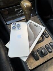 телефон обмен на велик: IPhone 15 Pro, Б/у, 128 ГБ, White Titanium, Зарядное устройство, Коробка, Защитное стекло, 93 % — 11