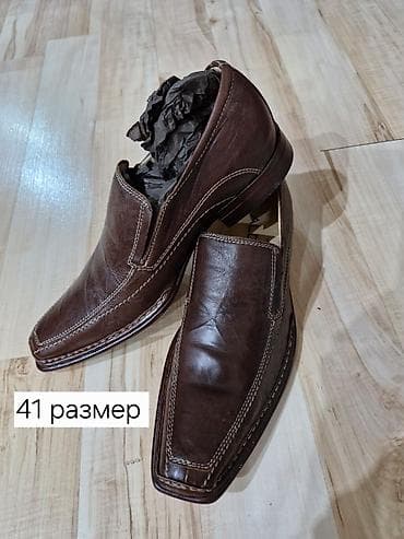 Мокасины и лоферы: Лоферы, 43, ALS, Б/у, цвет - Черный, Самовывоз — 4