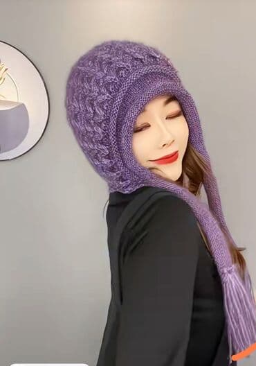 джинсов куртка: Шапка зимняя, теплая. Подойдёт для школьниц младших классов, очень — 1