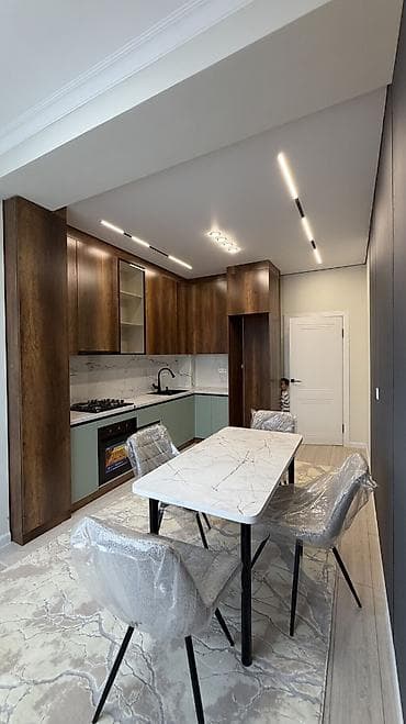 2 комнаты, 77 м², Асанбай мкр Элитка, 10 этаж, Дизайнерский ремонт — 3