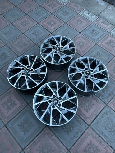 hyundai santa fe бампер: Литые Диски R 17 Hyundai, Комплект, отверстий - 5, Б/у — 3