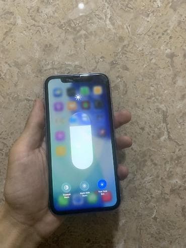 iphone 17: IPhone 11, Б/у, 128 ГБ, Голубой, Чехол, 71 % — 2