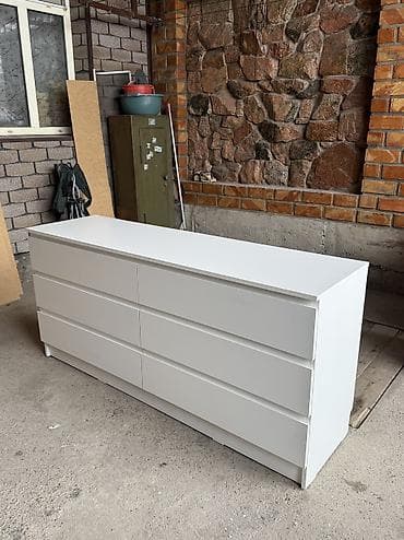 для прихожки: Комод для одежды, Новый, Без зеркала, ЛДСП, цвет - Белый, Самовывоз, Бесплатная доставка — 3