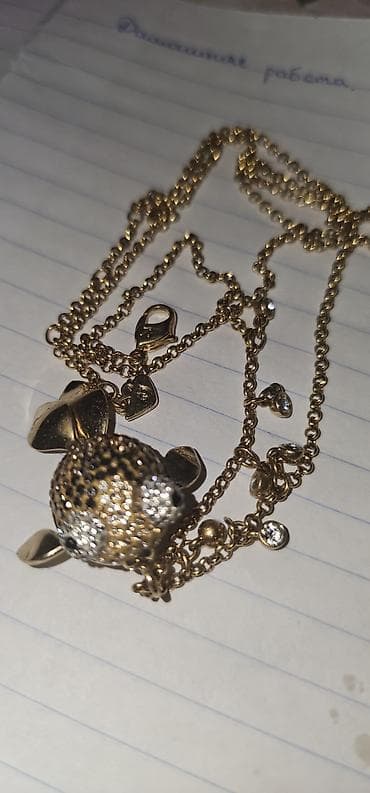 уха чиска: Кулон, Камни Сваровски, Женские, Б/у — 3