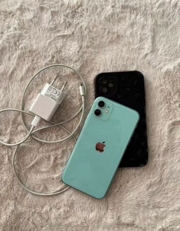 телефоны xiaomi 11: IPhone 11, 128 ГБ, Жашыл, Заряддоочу түзүлүш — 1