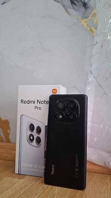айфон 14 про бу цена бишкек: Redmi, Redmi Note 14 Pro, Колдонулган, 512 ГБ, түсү - Кара — 1