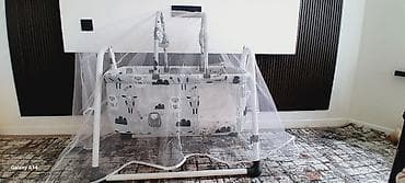 развивающий коврик с бортами: Люлька, Б/у, Колыбель, Металл, цвет - Серый — 6