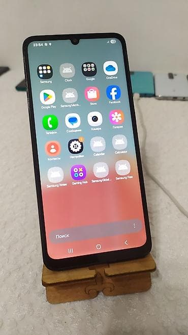 samsung note: Samsung Galaxy A05, Б/у, 128 ГБ, цвет - Черный, 2 SIM — 1