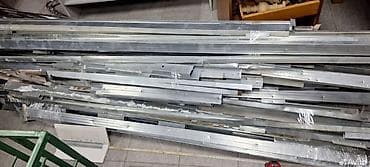 метал лист: Алюминиевые и оцинкованные профили/направляющие, сборная партия разной — 1
