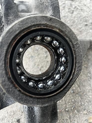 тетиктери: Алдыңкы сол Күпчөк Mazda 2003 г., Колдонулган, Оригинал, Корея — 4