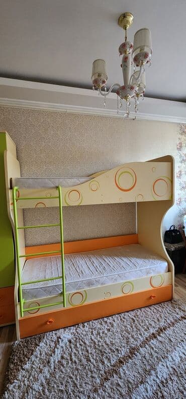 книжные шкафы бу: СРОЧНО!Кровать двухьярусная б/у в хорошем состоянии — 1