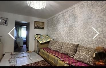 3 комнатная каартира: 2 комнаты, 43 м², Индивидуалка, 3 этаж, Евроремонт — 5