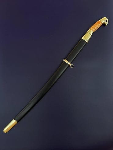 коллекционная: Шашка казачья в ножнах - Тип: шашка с изогнутым клинком, полуторная — 4