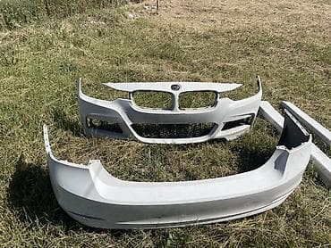 Аксессуары и тюнинг: Комплект кузовного обвеса оригинал и аналог BMW F30: - Передний бампер — 1
