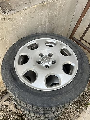 колпаки ауди: Колеса в сборе 205 / 55 / R 16, Зима, Б/у, Комплект, Легковые, Литые, отверстий - 5 — 3