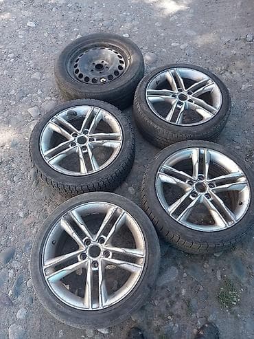 r16 4: Диски R 17 Комплект, отверстий - 5, Б/у — 2