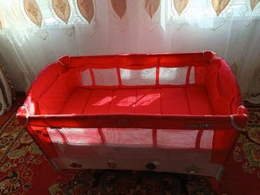 Lixiang: Манеж-кровать, Б/у, Складной, Другой материал — 1