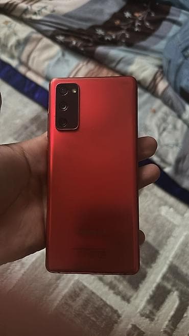 Samsung Galaxy S20, Б/у, 128 ГБ, цвет - Красный, 2 SIM