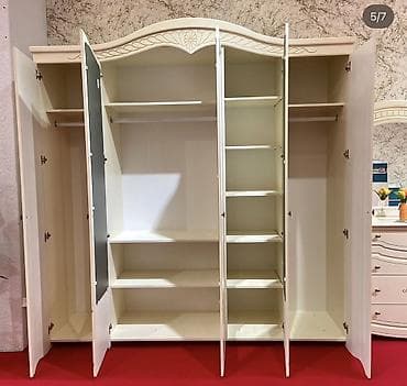 Детская мебель: Спальный гарнитур, Двуспальная кровать, цвет - Белый — 5