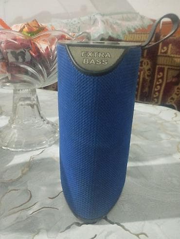 Портативная Bluetooth-колонка «Extra Bass» (синяя) - Мощный акцент на lalafo.kg да Портативная Bluetooth-колонка «Extra Bass» (синяя) - Мощный акцент на