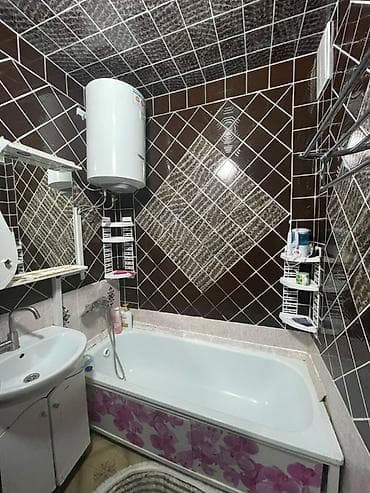 4: 2 комнаты, 52 м², Джал мкр (в т.ч. Верхний, Нижний, Средний) 106 серия, 4 этаж, Евроремонт — 5