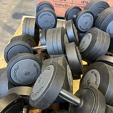 Гантелдер: Продаю гантели Technogym по 16 кг каждый, 32 кг пара. - Бренд — 6