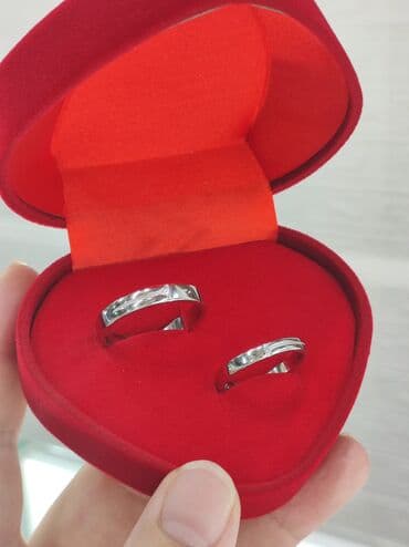 свадебные наборы ручной: Кольцо, Обручальное, Проба 925, Унисекс, Циркон, Новый — 1