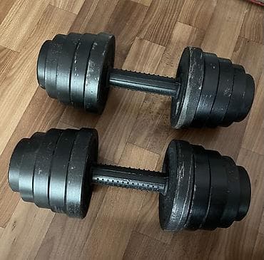 Гантели 15+15кг пара
Съемные 
4800с