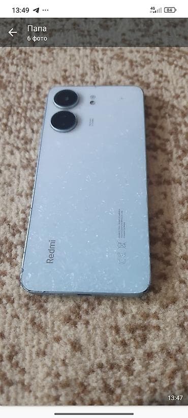 вйфон 15: Redmi, Redmi 13C, Б/у, 256 ГБ, цвет - Голубой, 2 SIM — 5