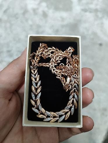 золотые бусы: Продам золотое колье ( красное золото с белым, комбинированное) 585 — 3