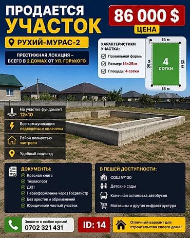 3 соток, Курулуш, Кызыл китеп