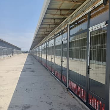 современные люстры: Панорамные фасады из алюминиевого профиля с дверями - Модульные — 1