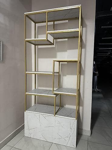 Металлические стеллажи/перегородки с декоративной отделкой «под — 6