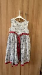 домашние вещи: Детское платье, цвет - Белый, Б/у — 11