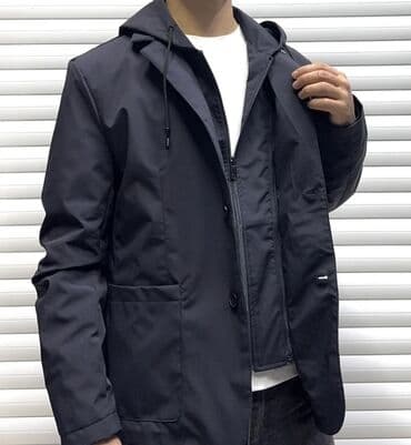 vans: Мужской городской жакет-парка с капюшоном размер 54 xl - Цвет — 1