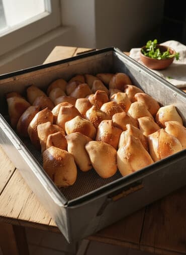 писка булок: Домашние печёные пирожки - Румяные пирожки на дрожжевом тесте — 1