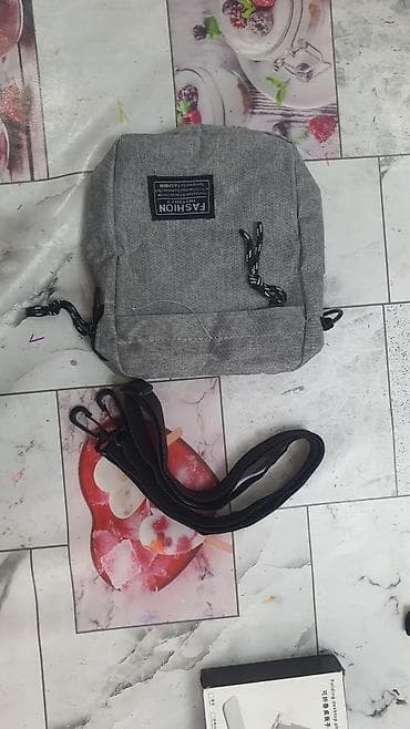 женский городской рюкзак: Сумка через плечо Fashion, серая - Компактная городская сумка — 1